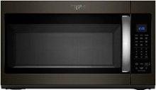 Whirlpool - 1.9 Cu. Ft. Over-the-Range Microwave with Sensor Cooking - Black Stainless Steel