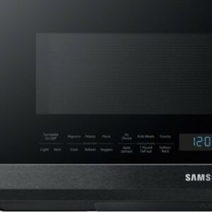 Samsung - 2.1 Cu. Ft. Over-the-Range Microwave with Sensor Cook - Black Stainless Steel