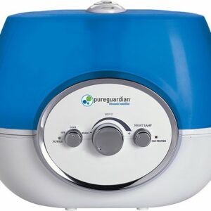 PureGuardian - 1.5 Gal. Ultrasonic Warm/Cool Mist Humidifier - Blue/White