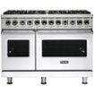 Viking - 5-Series Dual Fuel Self-Clean 48"W Sealed Burner Range - White