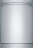 Bosch - Benchmark Series 24" Top Control Built-In Stainless Steel Tub Dishwasher with 3rd Rack and PureDry, 38 dBA - Stainless Steel