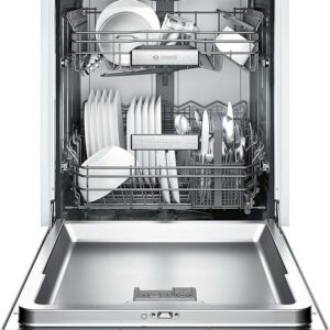 Bosch - Benchmark Series 24" Top Control Built-In Stainless Steel Tub Dishwasher with 3rd Rack and PureDry, 38 dBA - Stainless Steel