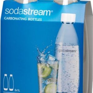 SodaStream - 1L Bottle (2-Pack) - Black