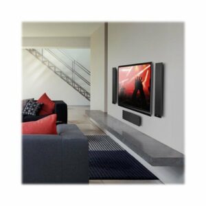 KEF - T Series 2-Way Center-Channel Speaker - Black