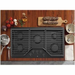 GE - 36" Built-In Gas Cooktop - Black