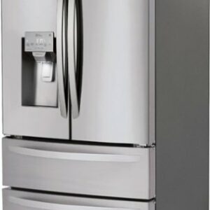 LG - 27.8 Cu. Ft. 4-Door French Door Smart Refrigerator with Smart Cooling System - Stainless Steel