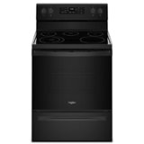 Whirlpool - 5.3 Cu. Ft. Freestanding Electric Range - Black