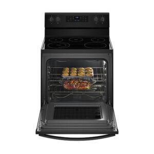 Whirlpool - 5.3 Cu. Ft. Freestanding Electric Range - Black