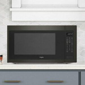 Whirlpool - 2.2 Cu. Ft. Microwave with Sensor Cooking - Black Stainless Steel