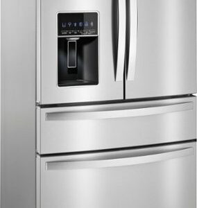 Whirlpool - 26.2 Cu. Ft. 4-Door French Door Refrigerator - Stainless Steel