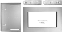 Whirlpool - 26.9" Trim Kit - Stainless steel