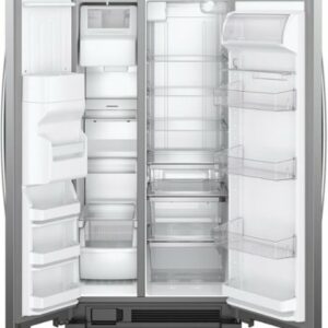 Whirlpool - 21.4 Cu. Ft. Side-by-Side Refrigerator with Fingerprint Resistant - Stainless Steel