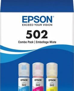 Epson - EcoTank 502 3-Pack Ink Bottles - Cyan/Magenta/Yellow