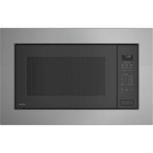 GE - 27" Built-In Microwave Trim Kit - Stainless Steel