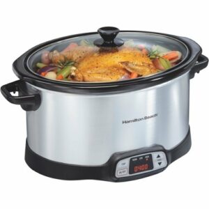 Hamilton Beach - 8-Quart Slow Cooker - Stainless Steel