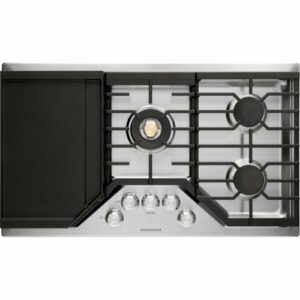 Monogram - 36" Built-In Gas Cooktop with 5 burners - Stainless Steel