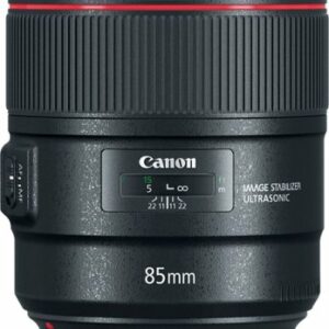 Canon - EF85mm F1.4L IS USM Telephoto Lens for EOS DSLR Cameras - Black