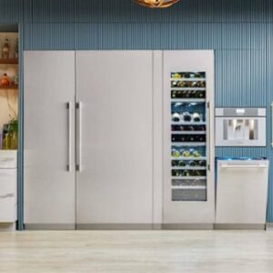 Thermador - Freedom Collection 8.6 Cu. Ft. Frost-Free Upright Freezer with Internal Ice Maker - Custom Panel Ready