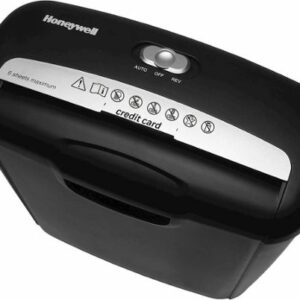 Honeywell - 6-Sheet Capacity Stripcut Paper Shredder - Black