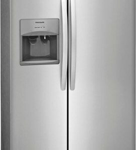 Frigidaire - 25.6 Cu. Ft. Side-by-Side Refrigerator - Stainless Steel