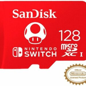 SanDisk - 128GB microSDXC UHS-I Memory Card for Nintendo Switch