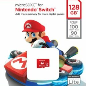 SanDisk - 128GB microSDXC UHS-I Memory Card for Nintendo Switch