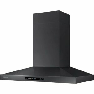 Samsung - 36" Range Hood with WiFi and Bluetooth - Black Stainless Steel