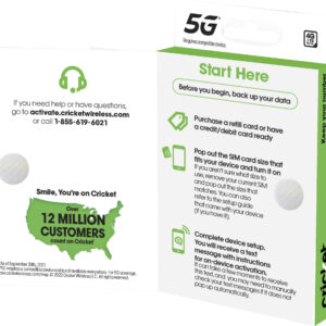 Cricket Wireless - 3-in-1 SIM Card Activation Kit - Multi