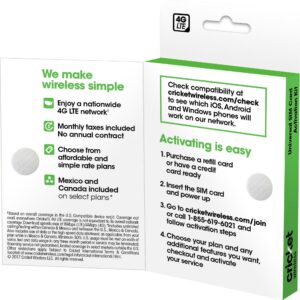 Cricket Wireless - 3-in-1 SIM Card Activation Kit - Multi