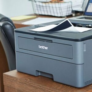 Brother - HL-L2370DW Wireless Black-and-White Refresh Subscription Eligible Laser Printer - Gray