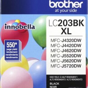 Brother - LC203BK XL High-Yield Ink Cartridge - Black