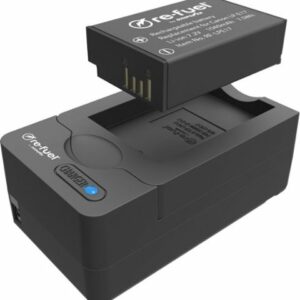 Digipower - BP-LPE17 digital camera battery & charger kit, Replacement for Canon LP-E17 battery pack - Black