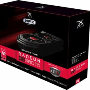 XFX - AMD Radeon RX 580 GTS XXX Edition 8GB GDDR5 PCI Express 3.0 Graphics Card - Black