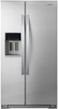 Whirlpool - 20.6 Cu. Ft. Side-by-Side Counter-Depth Refrigerator - Stainless Steel