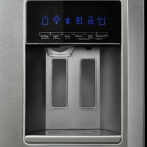 Whirlpool - 20.6 Cu. Ft. Side-by-Side Counter-Depth Refrigerator - Stainless Steel