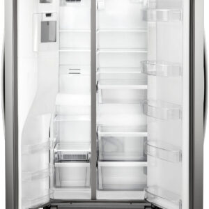 Whirlpool - 20.6 Cu. Ft. Side-by-Side Counter-Depth Refrigerator - Stainless Steel