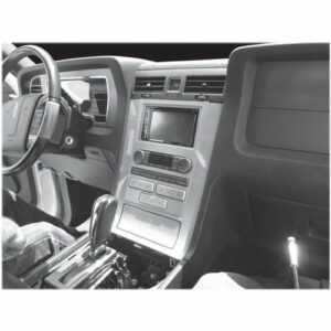 Metra - Dash Kit for Select 2007-2014 Lincoln Navigator DIN DDIN - Black