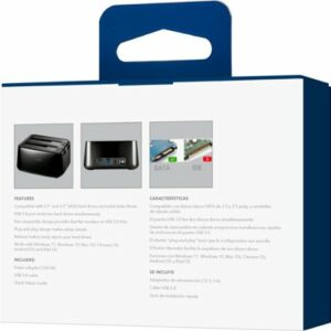 Insignia™ - 2-Bay HDD docking station