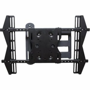 SunBriteTV - Outdoor Tilting TV Wall Mount for Most 43" - 65" TVs - Extends 24.4" - Powder coated black