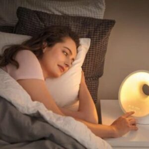 Philips - SmartSleep Sleep and Wake Up Light Therapy Lamp - White