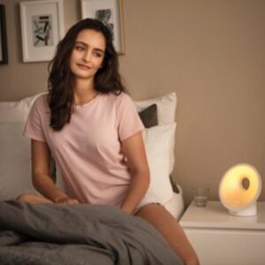 Philips - SmartSleep Sleep and Wake Up Light Therapy Lamp - White