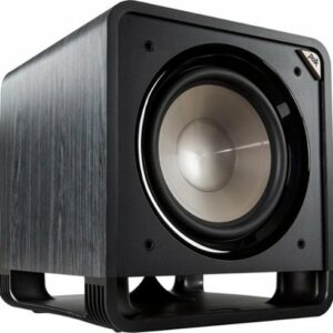 Polk Audio - 12" 200W Powered Subwoofer - Black Washed Walnut