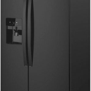 Whirlpool - 24.5 Cu. Ft. Side-by-Side Refrigerator - Black