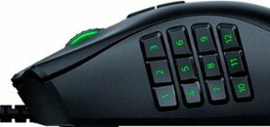 Razer - Naga Trinity Wired Optical Gaming Mouse with Interchangeable Side Plates in 2, 6, 12 Button Configurations - Black