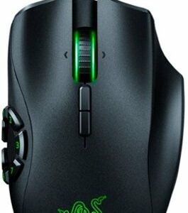 Razer - Naga Trinity Wired Optical Gaming Mouse with Interchangeable Side Plates in 2, 6, 12 Button Configurations - Black