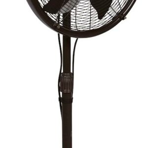 NewAir - 18" Oscillating Pedestal Misting Fan - Dark Brown