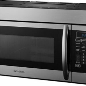 Insignia™ - 1.5 Cu. Ft. Convection Over-the-Range Microwave - Stainless Steel