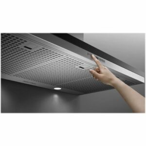 Fisher & Paykel - 30" Convertible Range Hood - Brushed Stainless Steel/Black Glass