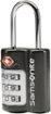 Samsonite - Travel Sentry 3-Dial Combination Lock - Black