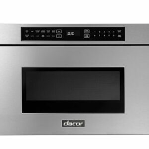 Dacor - 24" 1.2 Cu. Ft. Built-In Microwave Drawer with Multi-Sequence Cooking and Smart Moisture Sensor - Silver Stainless Steel